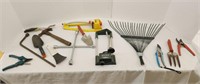 Assorted Gardening Tools, Wrenches, Snips and