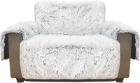 Plush Couch Cover (Loveseat  Magic Gray)
