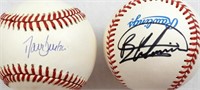 (2) AUTOGRAPHED BASEBALLS