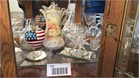 Wine glasses, ornaments