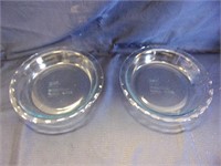 2 Pyrex Pie Pans