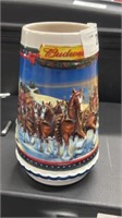 Budweiser "guiding the way home" holiday stein
