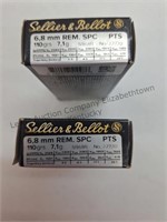 SELLIER & BELLOT, 6.8MM REM SPC , 110 grain, PTS,