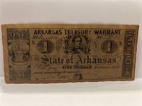 1962 State Of Arkansas 1 Dollar Bill