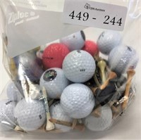 23 Golf Balls, Tees Plus