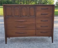 MCM BROYHILL EMPHASIS WALNUT CHEST - NO SHIPPING
