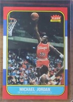 1986 Fleer Michael Jordan basketball  See desc