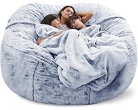 Giant Fur Bean Bag Chair Cover for Kids Adults,