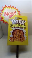 large Teddy Grahams store display sign