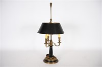 Vintage Brass Bouillotte Lamp