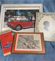 Vintage Map, Calendar Corvette, Mt. Manitou & More