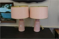PR OF TABLE LAMPS 21"