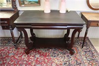ANTIQUE TABLE WITH DRAWER 45"X28"X30"