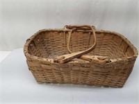 Antique Woven Indian Basket w Handles