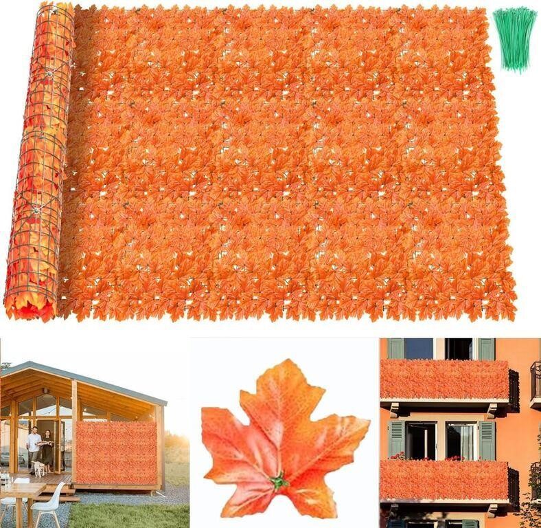 (98.4x39in - orange) Brightdeco Artificial Maple