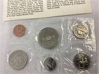 Uncirculated coins Canadian 1973