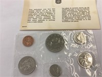 1969 uncircuted Canadian  coins