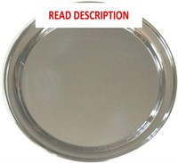 14 Round Stainless Steel Tray by Libertyware