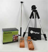 Fuji Camera, Tri-Pod, Selfie Sticks