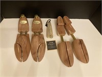 2 Sets of Cedar Shoe Stretchers