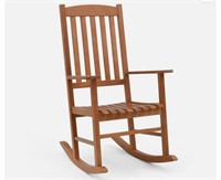 Patio Eucalyptus Wood Rocker Chair