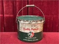 B-A 25lb Pail - 12"dia x 9"