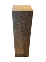 A Granite Display Pedestal or Plinth