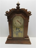 Mantel Clock w/Key - 22.5"T