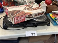 ELECTRIC KNIFE AND HOT PLATE