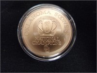 Oklahoma Sooners National Champions Coin