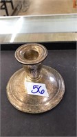 STERLING WEIGHTED CANDLESTICK HOLDER