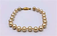 Monet Faux Pearl Bracelet