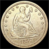 1857 Seated Liberty Quarter CLOSELY UNCIRCULATED