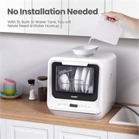 "Used" Comfee CDC17P0AWW Portable Dishwasher