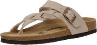 WFF8861  CUSHIONAIRE Womens Libby Sandal 10 Ston