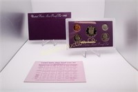 1992 US Mint Proof Coin Set 5 Coins in lot