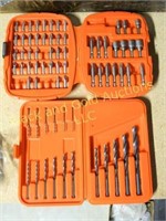 Two Black & Decker bit sets