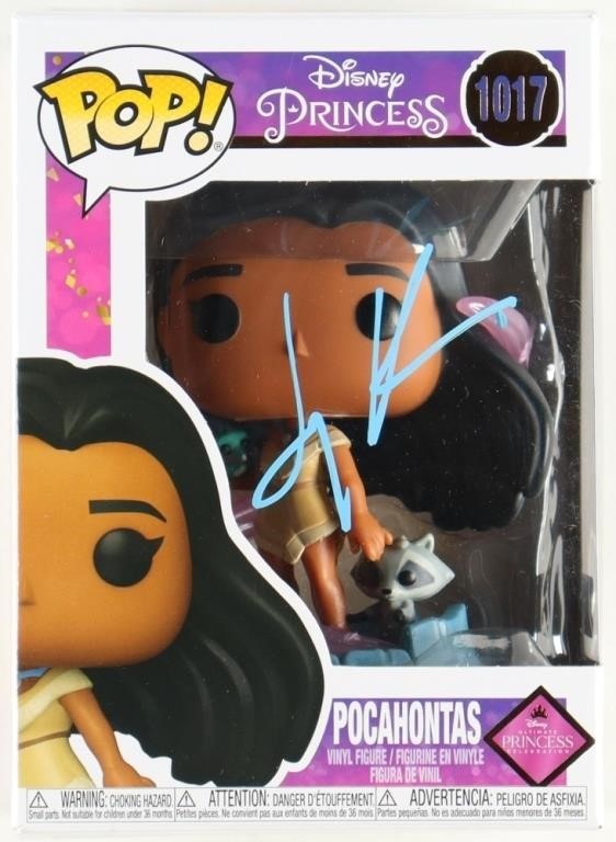 Autographed Judy Kuhn Pocahontas Funko Pop