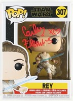 Autographed Rey Star Wars Funko Pop