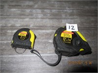 2 Fuller Tape Measure 12' and 3'