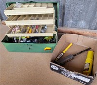 Tackle Box of Tools/ 4 Concrete Bits