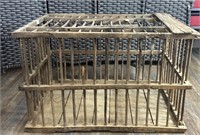 Antique Wooden Chicken Crate