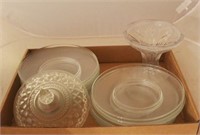 Tray Lot of Assorted Glass Items