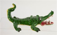 Painted Folk Art Alligator