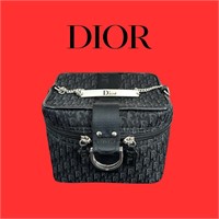 Christian Dior Vanity Trotter Pouch Handbag Black