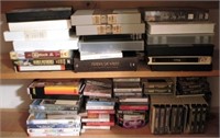Lot of Assorted VHS Tapes & More