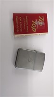 Vintage Zippo lighter with "S" etching & Tip Top