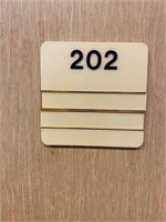 Wall tags Room Entry Plaques All in Aisle 200