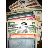 (50) Obsolete Old Stock Certificates- COOL Artwork