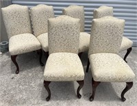 The Bombay Co. set 6 upholstered Dinning chairs